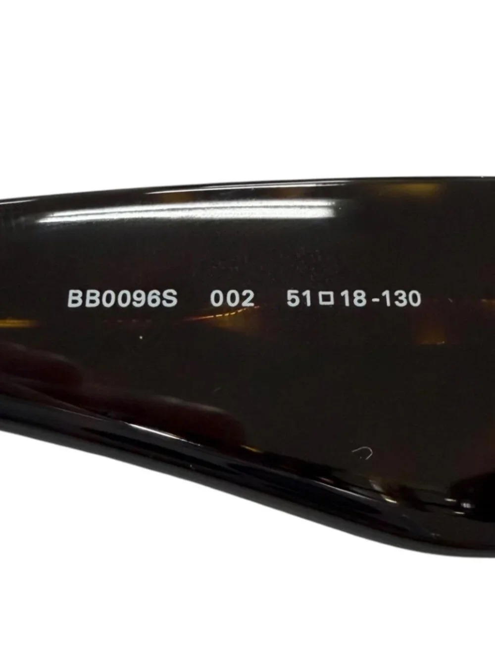 Balenciaga BB Logo Eyewear Sunglasses Brown Marble Gold 51